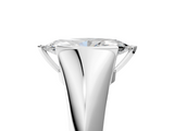 White gold Marquise Solitaire Tension Set Diamond Ring_25
