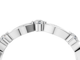 White gold Marquise and Round Diamond Milgrain Band with Bezel Setting_39