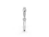 White gold Milgrain Bezel and Marquise Diamond Band_26