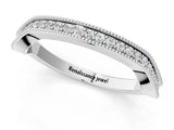 White gold Milgrain Channel-Set Round Diamond Contour Band_25