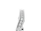 White gold Milgrain Channel-Set Round Diamond Contour Band_29