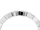 White gold Milgrain Diamond Geometric Stackable Band with Round Cut Stones and Bezel Setting_16