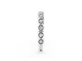 White gold Milgrain Marquise Diamond Eternity Band with Bezel Setting_37