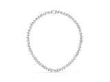 White gold Mixed Shape Diamond Tennis Necklace_1
