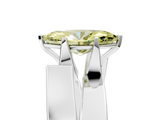 White gold Modern Tension Set Fancy Yellow Marquise  Solitaire Wide Band Ring_23