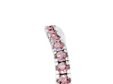 White gold Morganite Pavé Curved Wedding Band_11