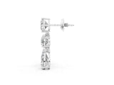 White gold Multi-Shape Diamond Drop Earring_1