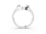 White gold Open Band Marquise Diamond Tension Setting_49