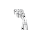 White gold Open Marquise Cluster Diamond Band with Prong Setting_114