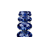 White gold Oval Cut Blue Sapphire Eternity Band with Shared Prong Setting_5