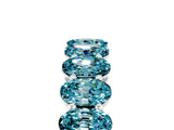White gold Oval Cut Blue Topaz Eternity Band with Shared Prong Setting_5
