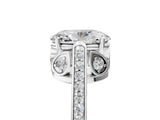 White gold Oval Cut Cathedral Pave Diamond Engagement Ring with Six-Prong Setting_36