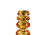 White gold Oval Cut Citrine Eternity Band with Shared Prong Setting_5