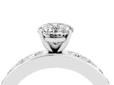 White gold Oval Cut Cut Channel Set Diamond Engagement Ring with Four-Prong Setting_4