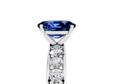 White gold Oval Cut Cut Channel Set Diamond Engagement Ring with Four-Prong Setting_5