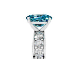 White gold Oval Cut Cut Channel Set Diamond Engagement Ring with Four-Prong Setting_5