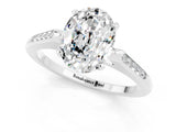 White gold Oval Cut Cut Channel Set Solitaire Engagement Ring with Four-Prong Setting_10