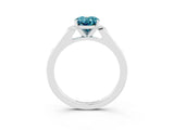 White gold Oval Cut Cut Channel Set Solitaire Engagement Ring with Four-Prong Setting_11