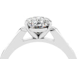 White gold Oval Cut Cut Channel Set Solitaire Engagement Ring with Four-Prong Setting_16