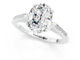 White gold Oval Cut Cut Channel Set Solitaire Engagement Ring with Four-Prong Setting_25