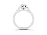 White gold Oval Cut Cut Channel Set Solitaire Engagement Ring with Four-Prong Setting_27