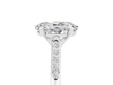 White gold Oval Cut Cut Channel Set Solitaire Engagement Ring with Four-Prong Setting_29
