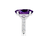 White gold Oval Cut Cut Channel Set Solitaire Engagement Ring with Four-Prong Setting_29