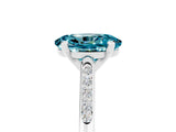 White gold Oval Cut Cut Channel Set Solitaire Engagement Ring with Four-Prong Setting_29