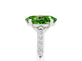 White gold Oval Cut Cut Channel Set Solitaire Engagement Ring with Four-Prong Setting_30