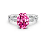 White gold Oval Cut Cut Diamond Milgrain Marquise Band with Prong Setting