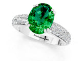 White gold Oval Cut Cut Diamond Milgrain Marquise Band with Prong Setting_1
