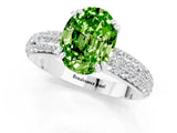 White gold Oval Cut Cut Diamond Milgrain Marquise Band with Prong Setting_1