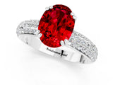 White gold Oval Cut Cut Diamond Milgrain Marquise Band with Prong Setting_1