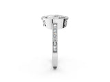 White gold Oval Cut Cut Halo Pavé Diamond Ring_15