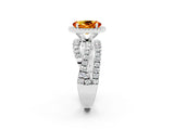 White gold Oval Cut Cut Halo Split Shank Prong Setting Ring_14