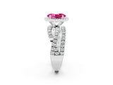 White gold Oval Cut Cut Halo Split Shank Prong Setting Ring_14