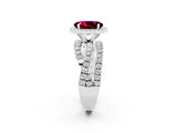 White gold Oval Cut Cut Halo Split Shank Prong Setting Ring_14