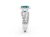 White gold Oval Cut Cut Halo Split Shank Prong Setting Ring_14