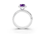 White gold Oval Cut Cut Halo Split Shank Prong Setting Ring_15