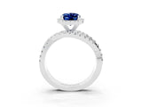 White gold Oval Cut Cut Halo Split Shank Prong Setting Ring_15