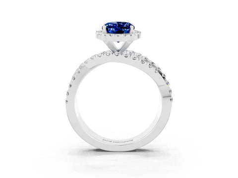 White gold Oval Cut Cut Halo Split Shank Prong Setting Ring_15