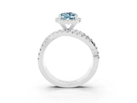 White gold Oval Cut Cut Halo Split Shank Prong Setting Ring_15