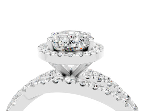 White gold Oval Cut Cut Halo Split Shank Prong Setting Ring_16