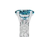 White gold Oval Cut Cut Pave Diamond Engagement Ring with Channel Set Band and Four-Prong Setting_5