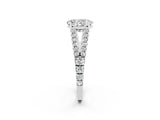White gold Oval Cut Cut Split Shank Pave Diamond Engagement Ring with Four-Prong Setting_2
