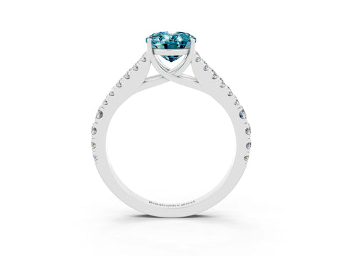 White gold Oval Cut Cut Split Shank Pave Diamond Engagement Ring with Four-Prong Setting_3