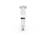 White gold Oval Cut Diamond Channel Set Solitaire Ring with Four-Prong Setting_56
