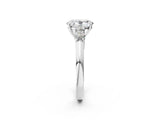 White gold Oval Cut Diamond Five-Stone Prong Set White Gold Ring_53
