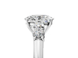 White gold Oval Cut Diamond Five-Stone Prong Set White Gold Ring_56