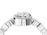 White gold Oval Cut Diamond Milgrain Marquise Band with Prong Setting_29